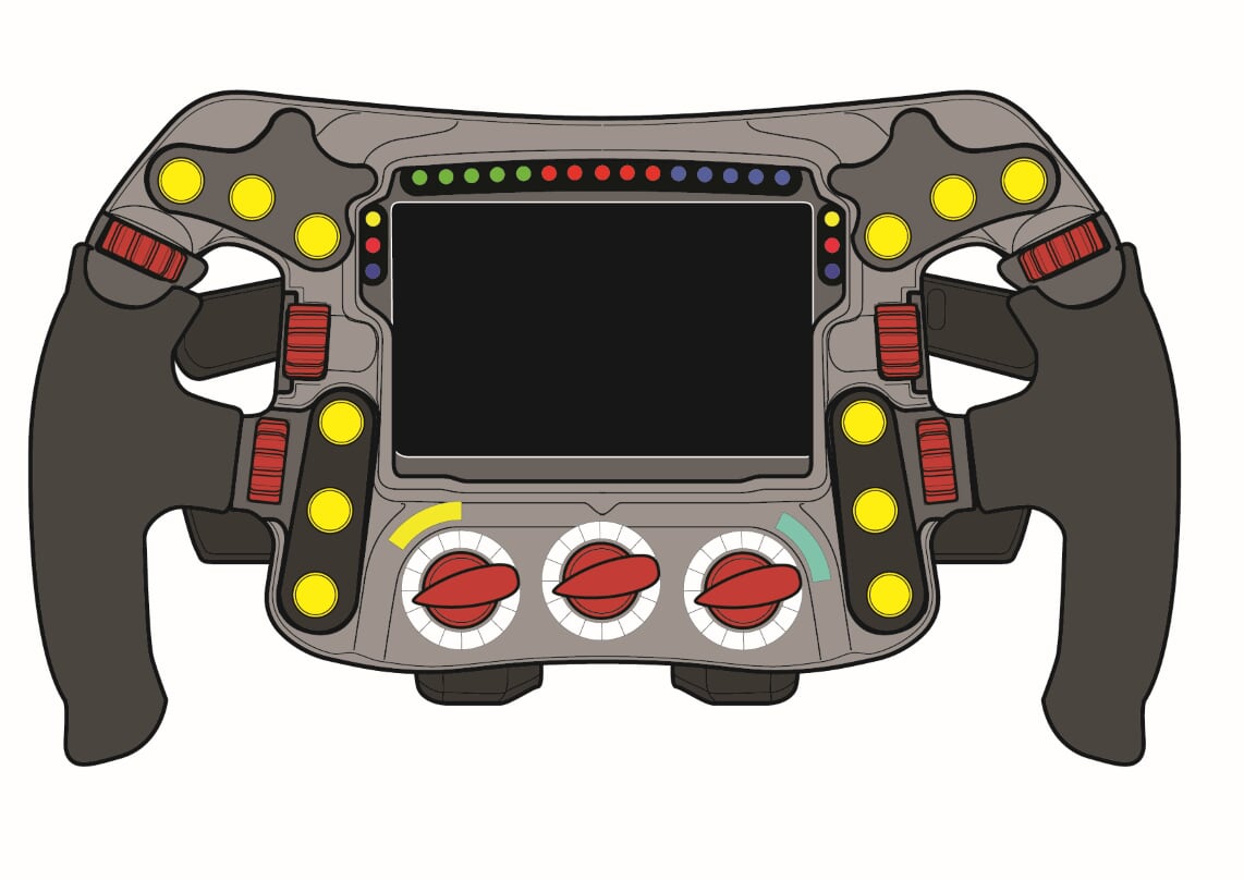 Volant de F1 moderne
